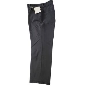 DL1961 Patti Straight High Rise Vintage Ankle Jeans Black Size‎ 18W Stretch NWT